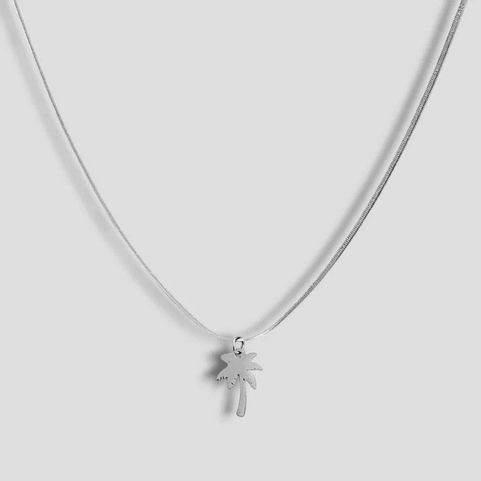 Palm Tree Pendant [Silver]