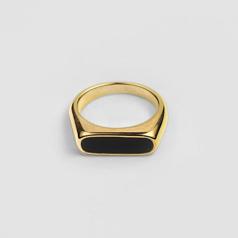 Signet Bar Ring [Golden]
