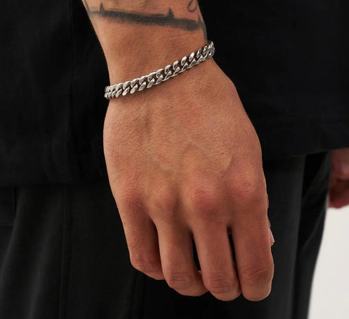 Cuban Bracelet [Curved - 8mm]