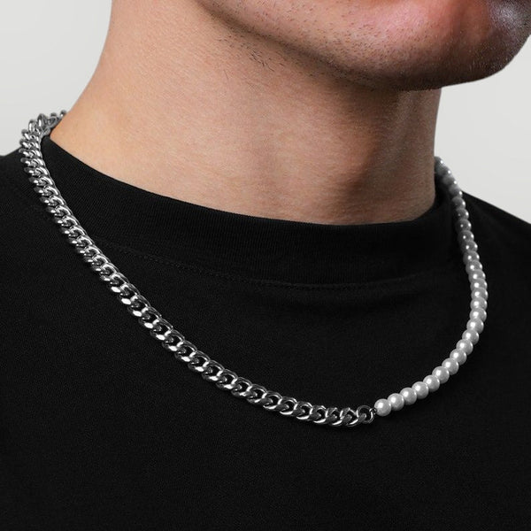 Pearl Cuban Necklace