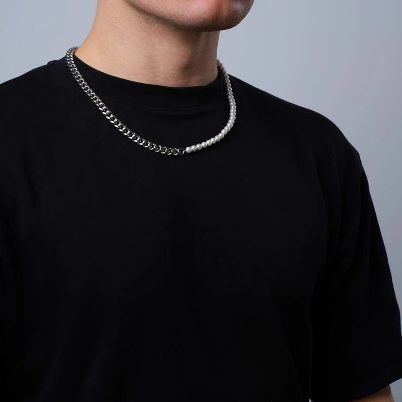 Pearl Cuban Necklace