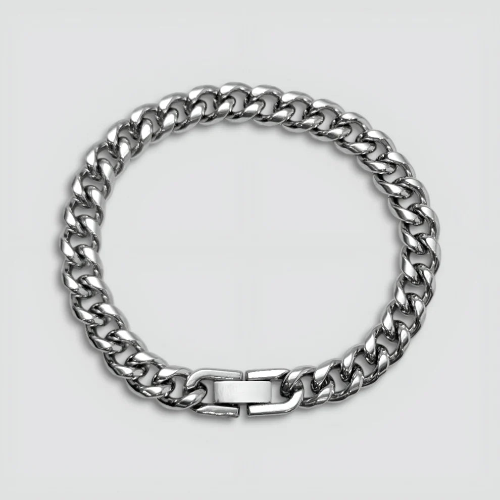 Cuban Bracelet [Curved - 8mm]